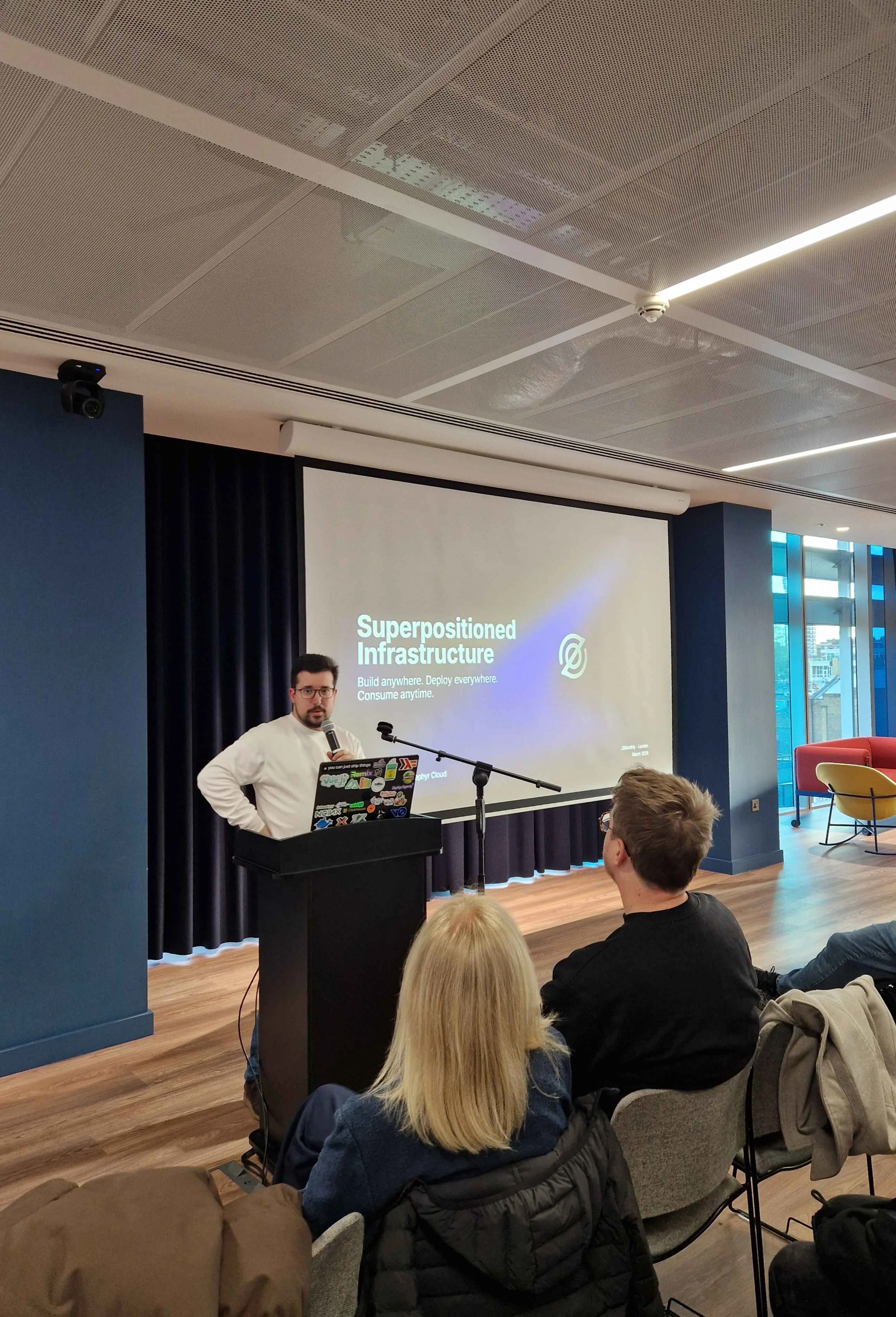 Superpositioned Infrastructure and Distributed JavaScript