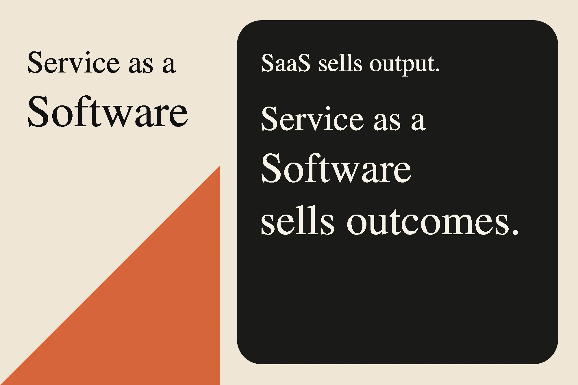 Service as a Software